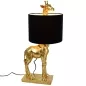 Preview: Tischlampe Giraffe gold schwarz