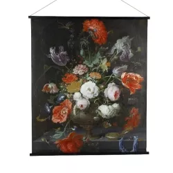 Kakemono Rollbild Flowers 124 x 145 cm